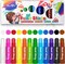 12-Color Tempera Paint Sticks – Quick-Drying, Washable, Ideal for Kids & Toddlers